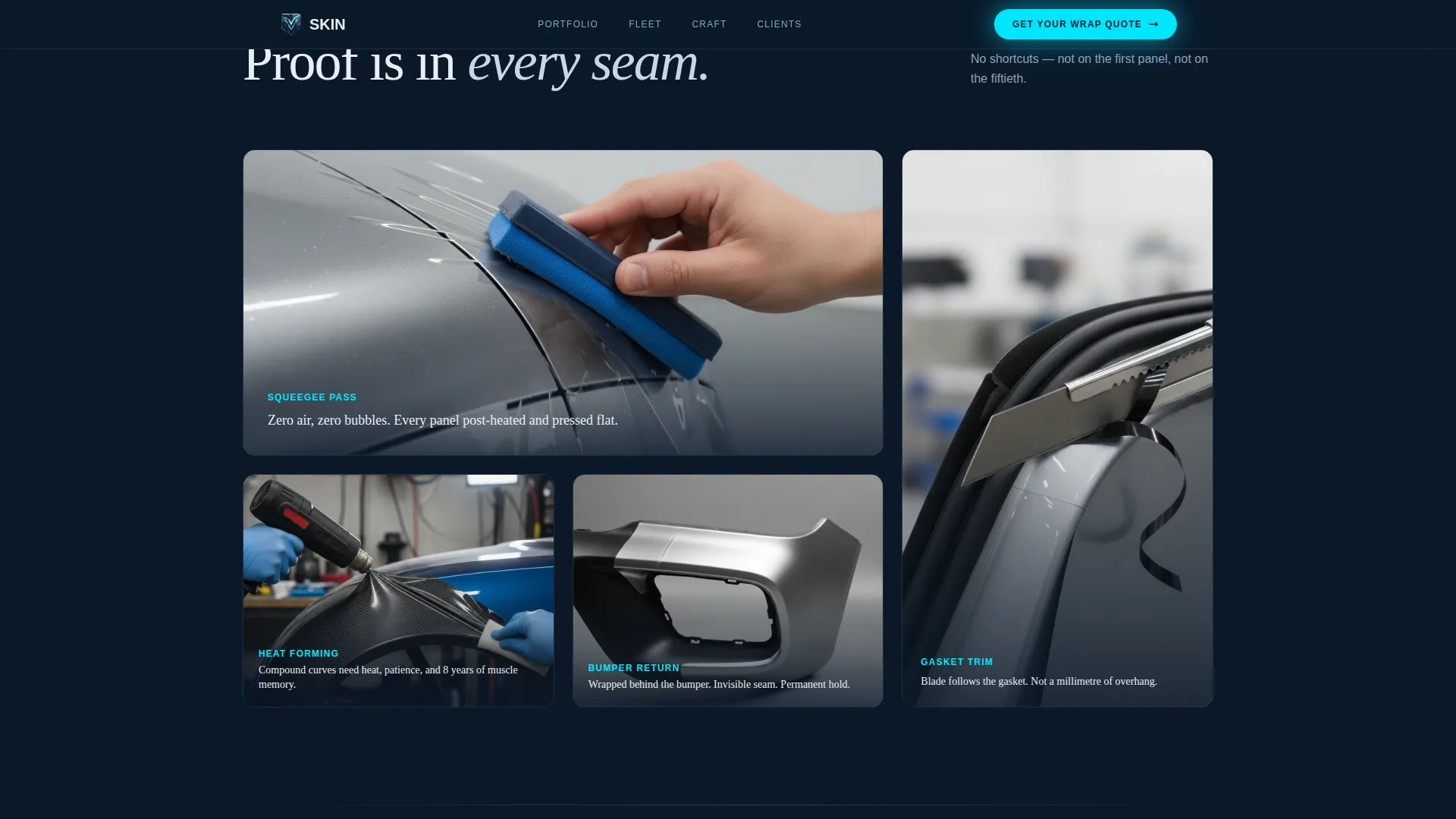 Vinyl Wrap & Vehicle Graphics Landing Page Template