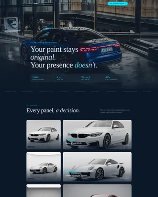 Vinyl Wrap & Vehicle Graphics Landing Page Template