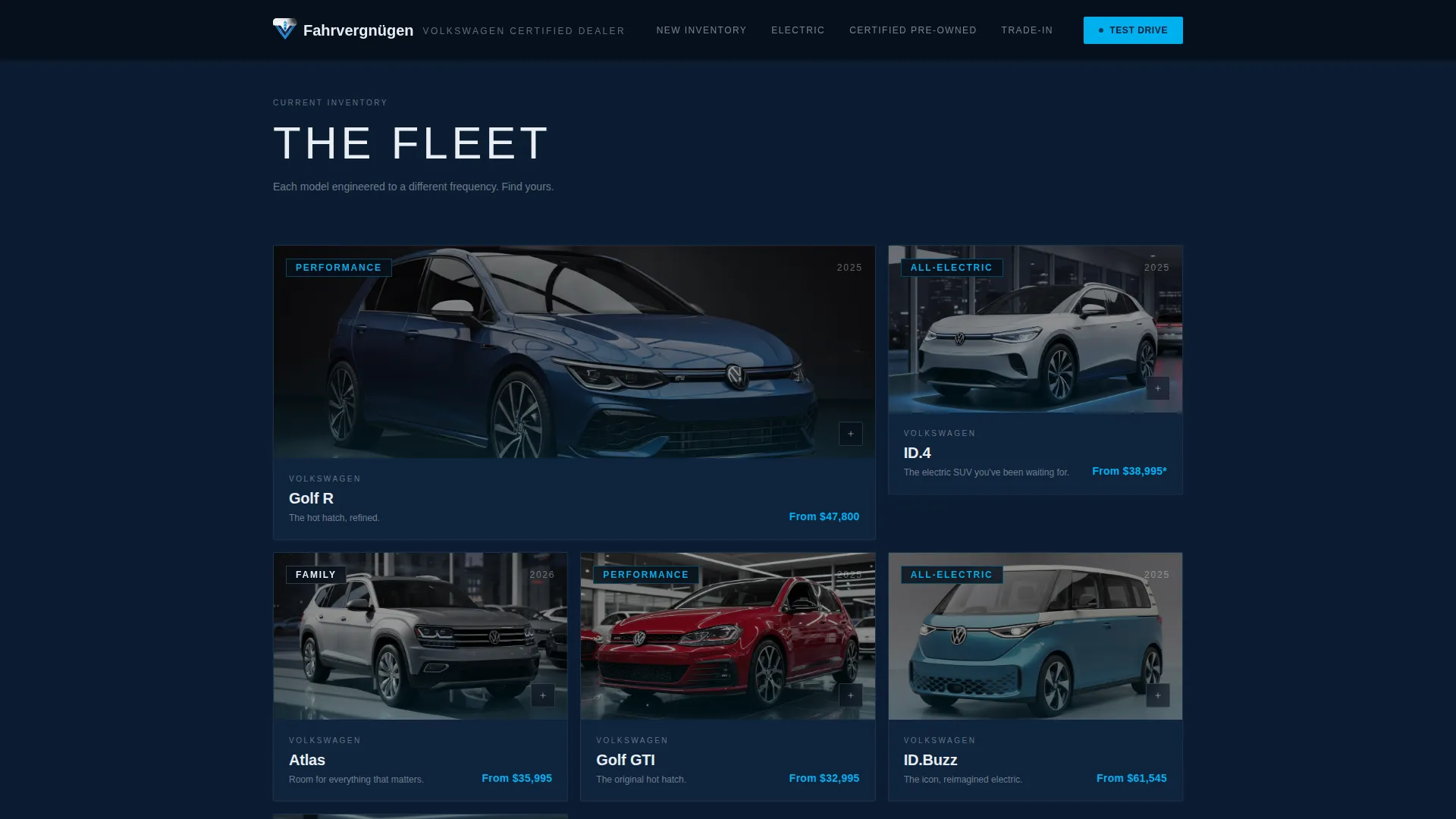 Car Dealership Online Booking Website Template