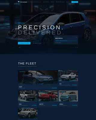 Car Dealership Online Booking Website Template