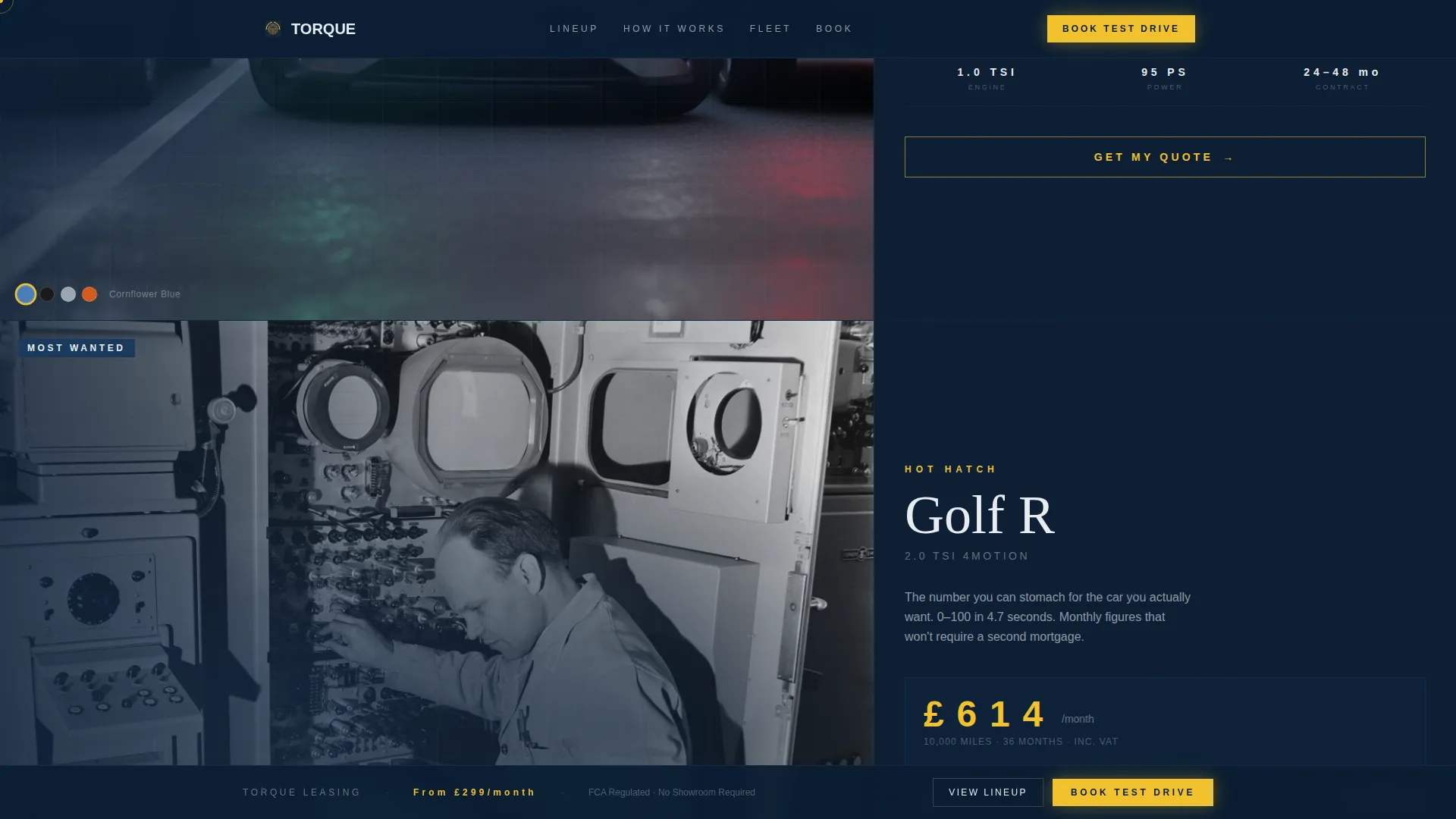 Car Dealership Virtual Booking Website Template