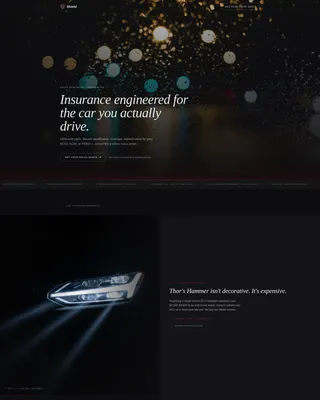 Volvo Insurance Specialist Landing Page Template
