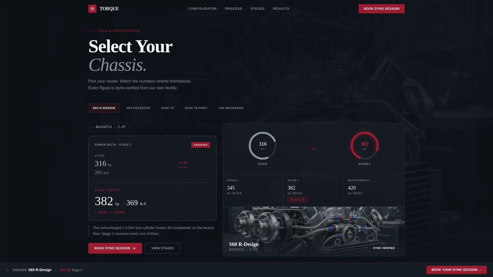 Volvo Booking Website Template