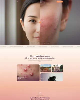 Inclusive Beauty & Skincare Booking Website Template