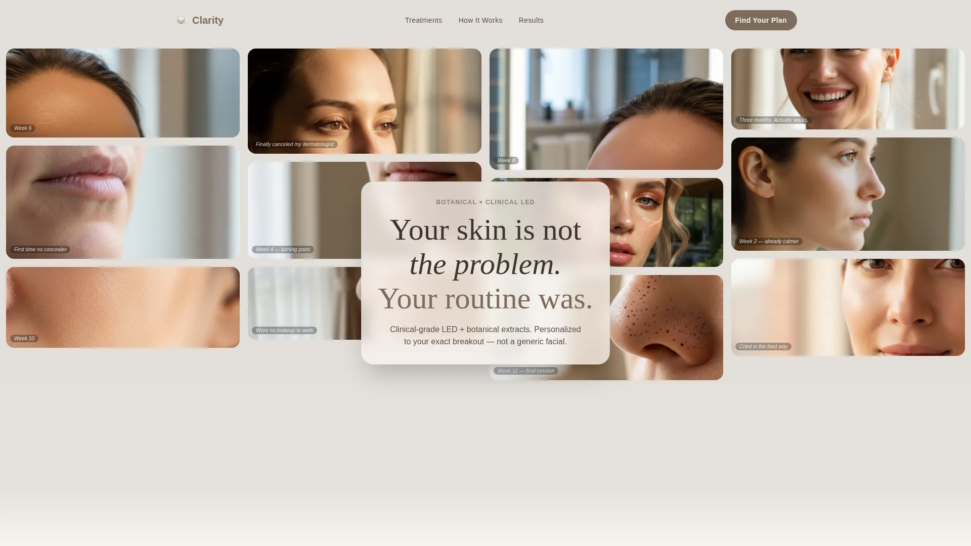 Inclusive Beauty & Skincare Specialist Booking Website Template