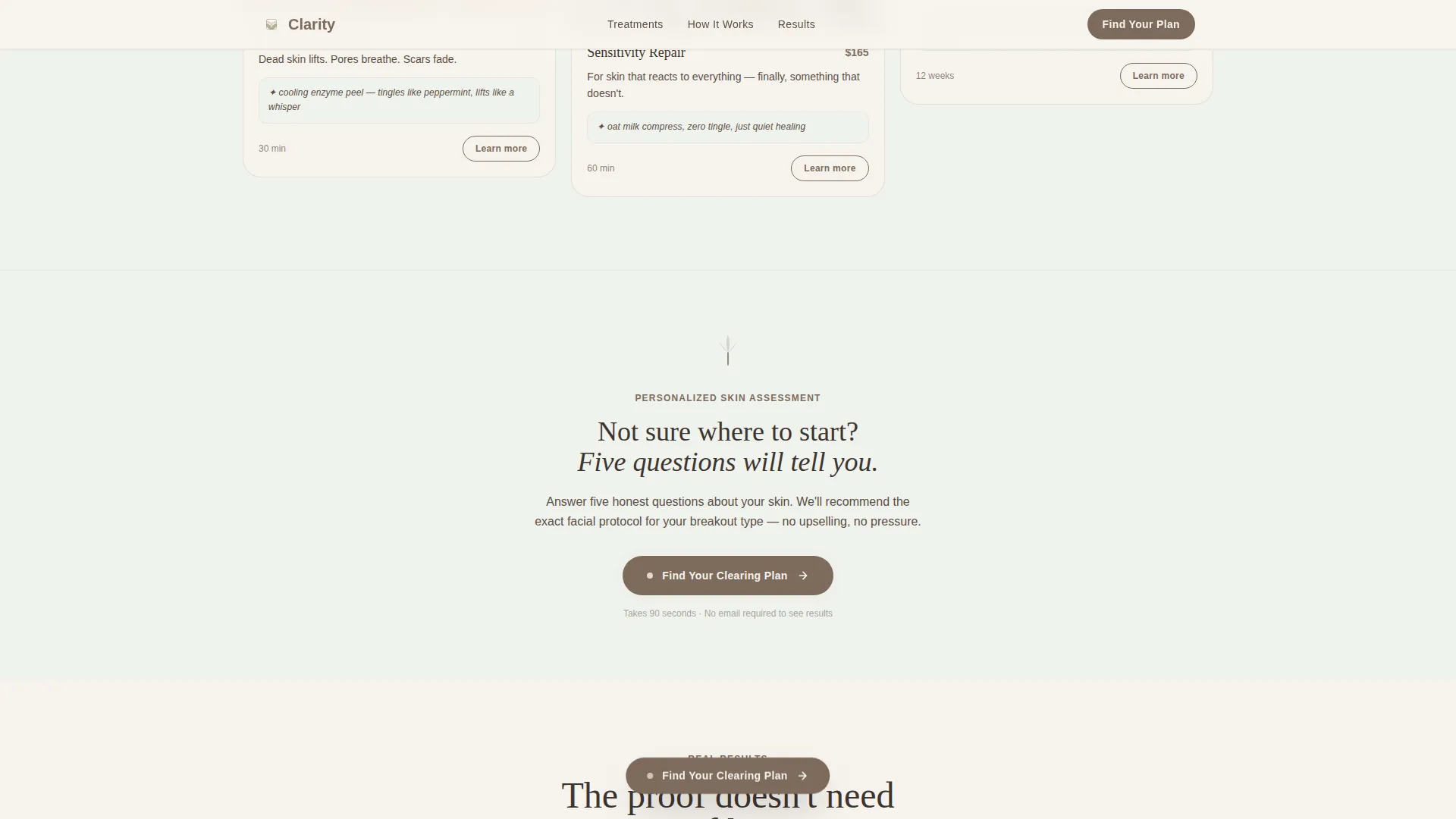Inclusive Beauty & Skincare Specialist Booking Website Template