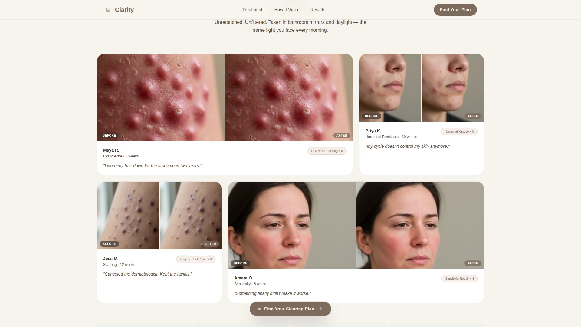 Inclusive Beauty & Skincare Specialist Booking Website Template