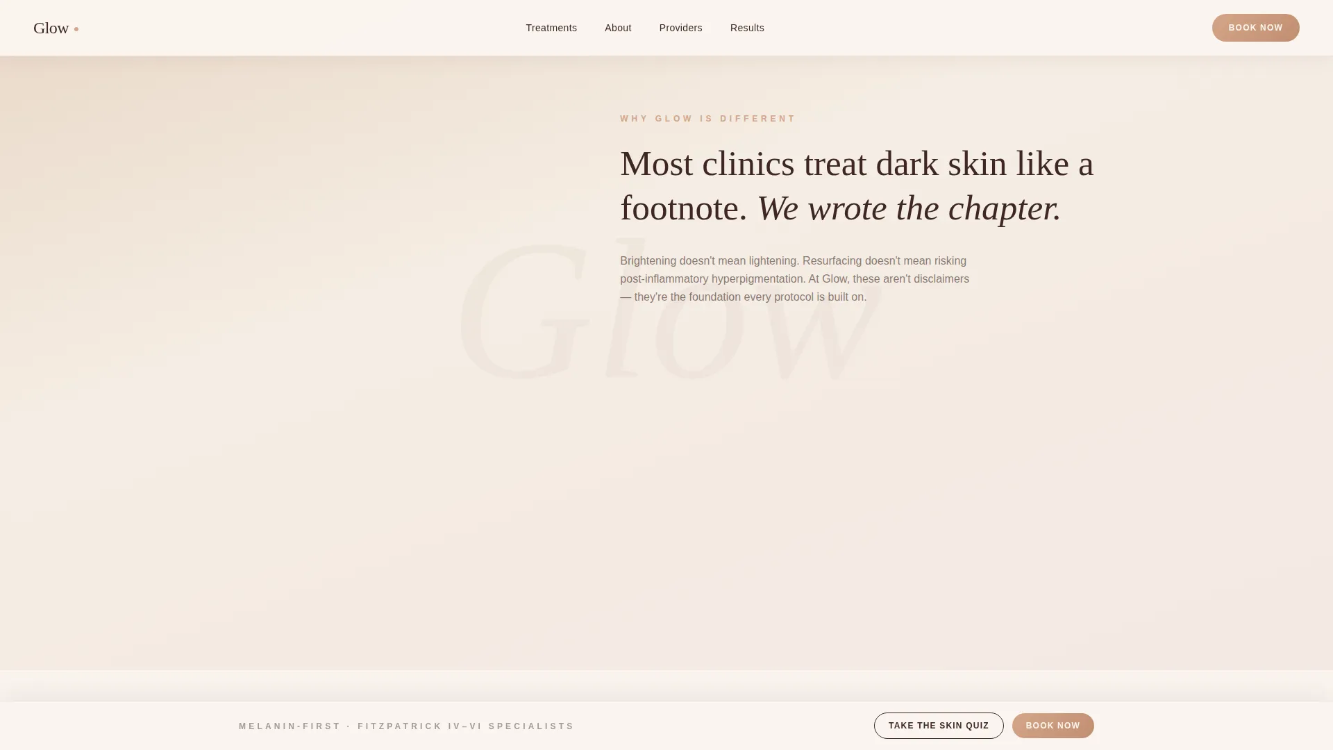 Radiant Skincare | Free Website Template | Rocket