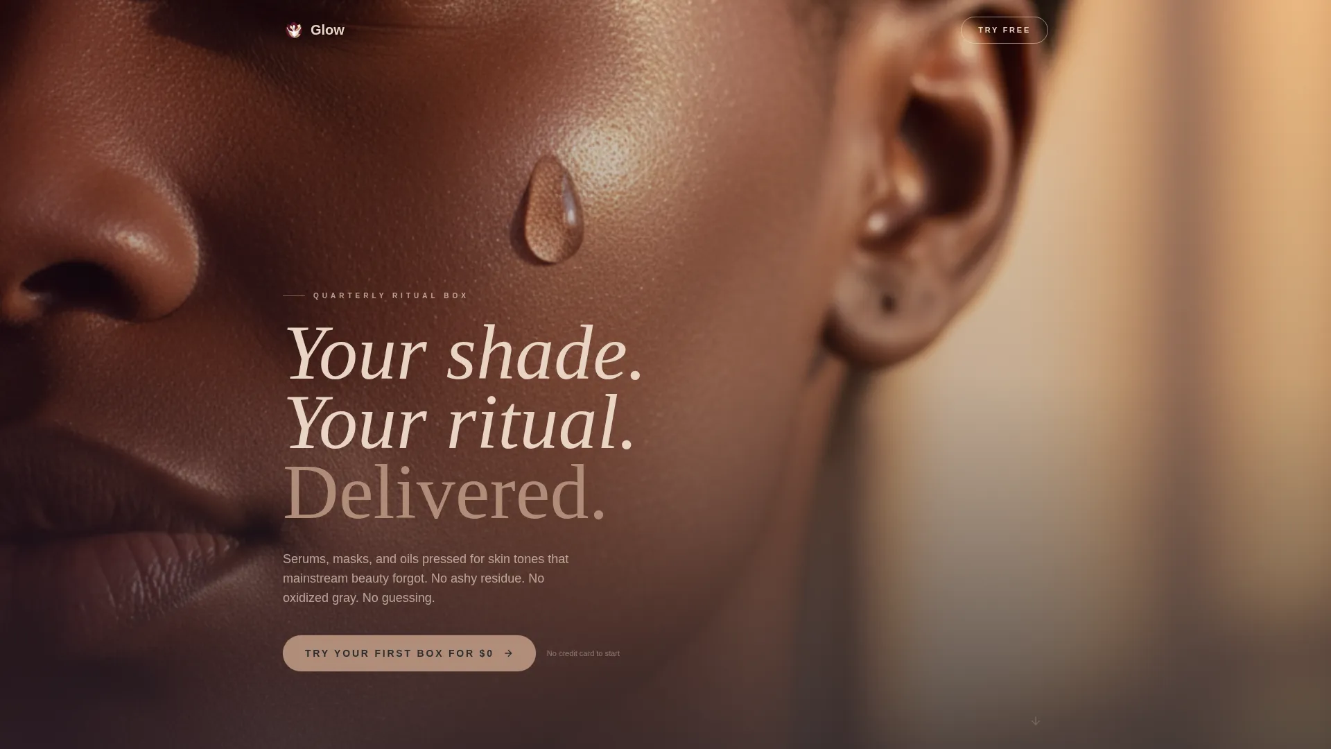 Luxe Skincare | Free Website Template | Rocket