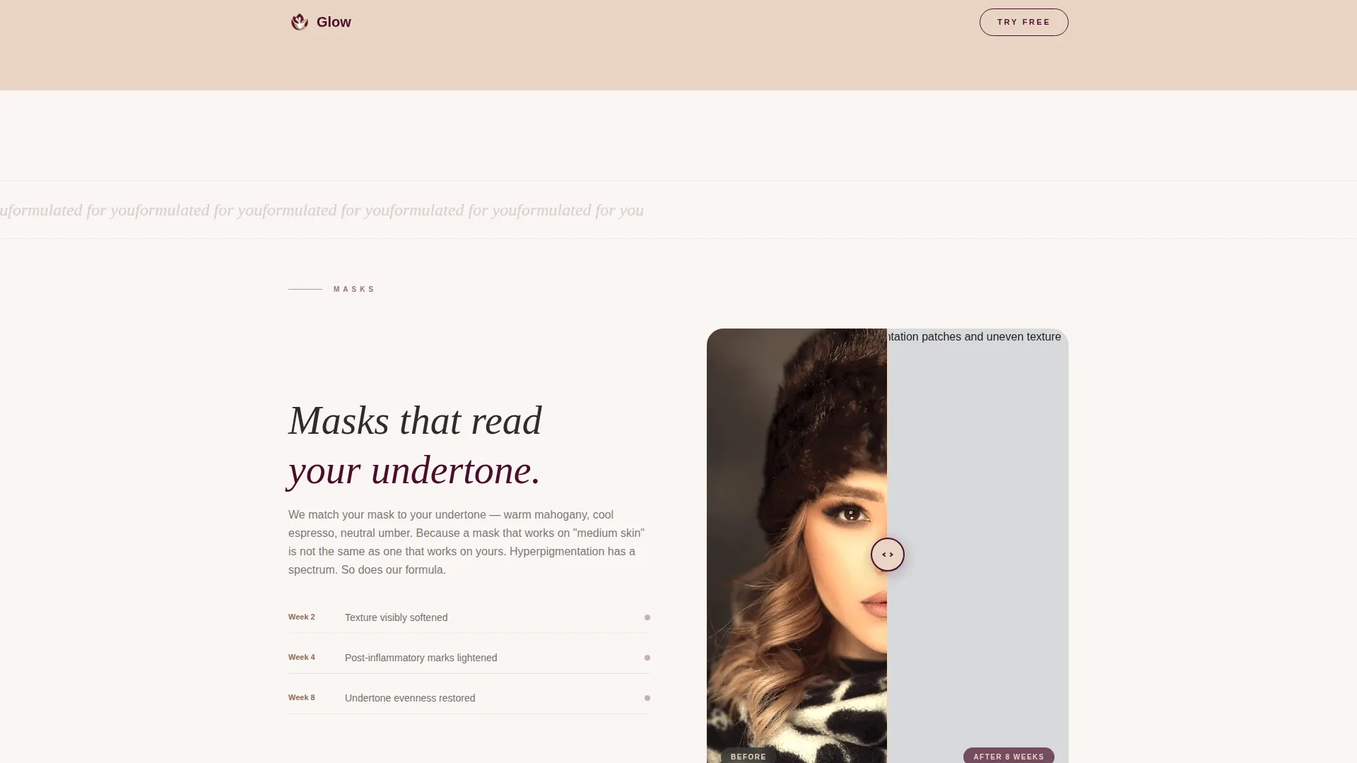 Luxe Skincare | Free Website Template | Rocket