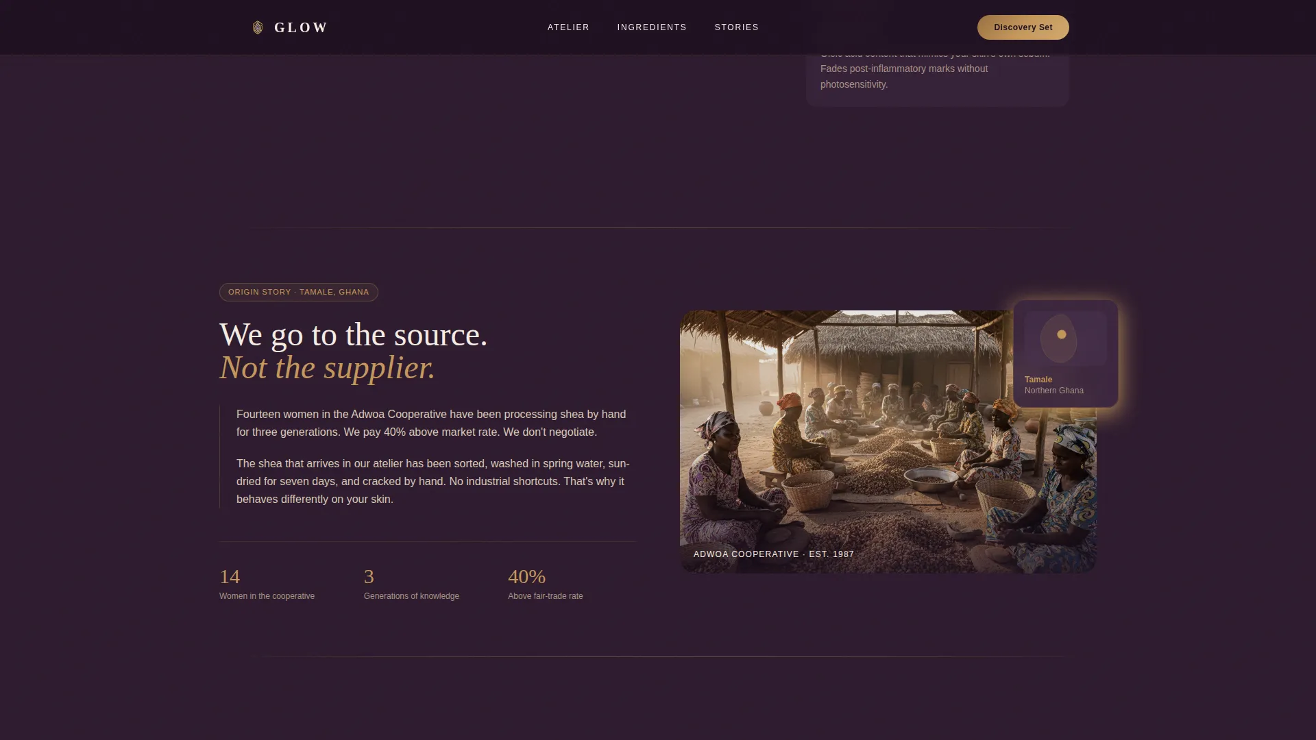Luxurious Skincare | Free Website Template | Rocket