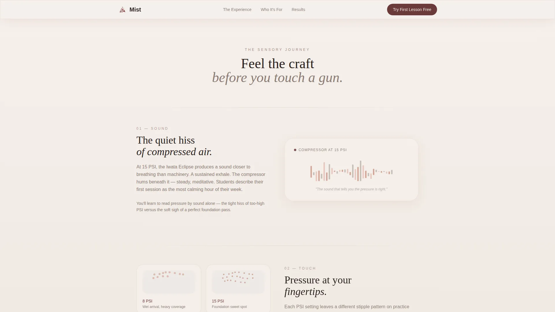 Specialty Beauty Treatments Professional Website Template