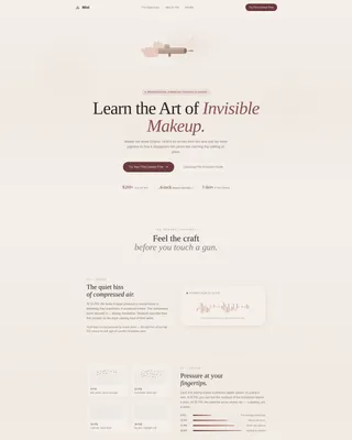 Specialty Beauty Treatments Professional Website Template