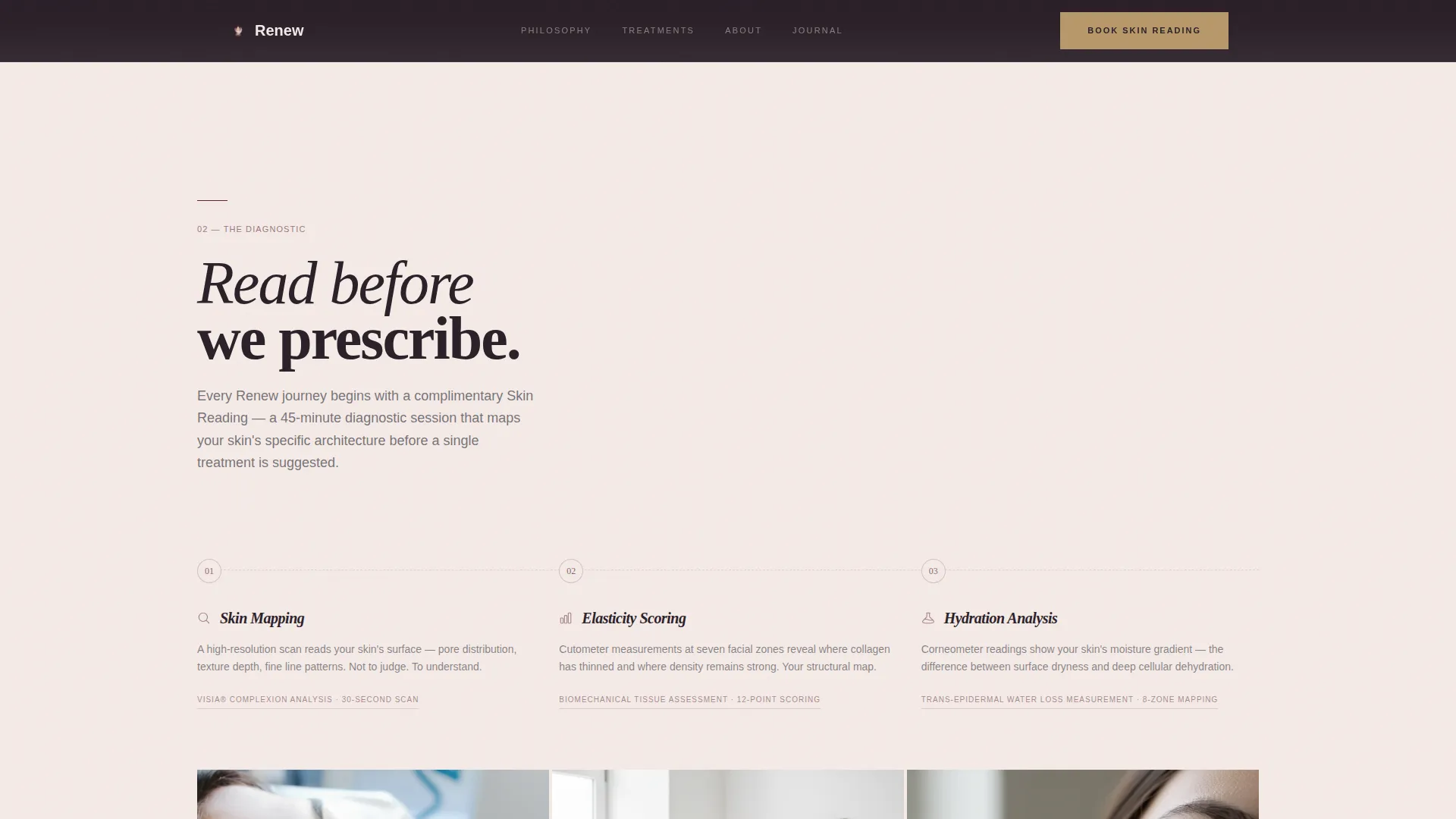 Skincare & Derma Clinic Booking Website Template