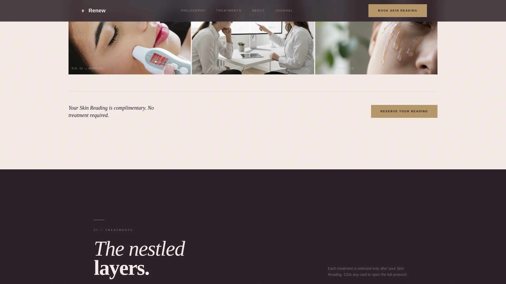 Skincare & Derma Clinic Booking Website Template