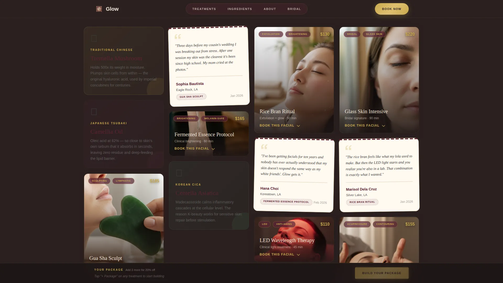 Transformative Complexion | Free Website Template | Rocket