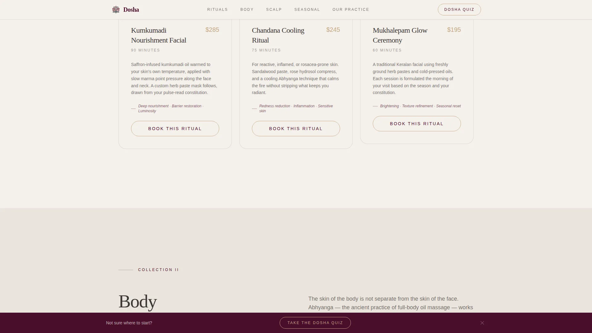 Luxe Ayurvedic | Free Website Template | Rocket