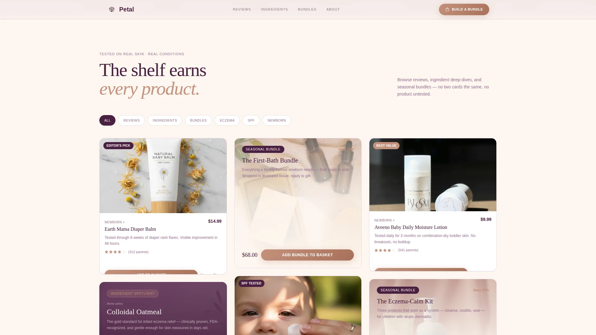 Gentle Babybeauty | Free Website Template | Rocket