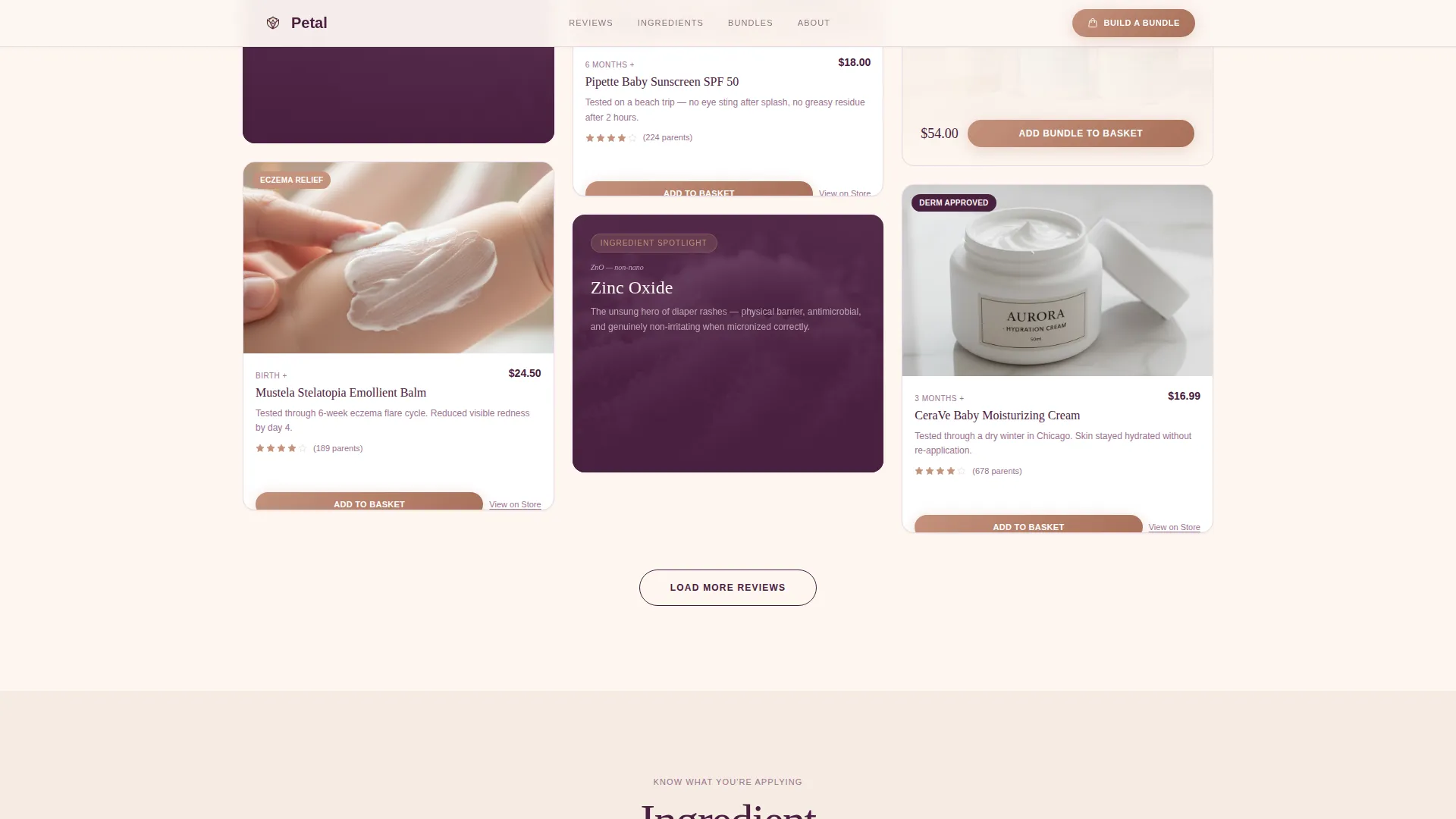 Gentle Babybeauty | Free Website Template | Rocket