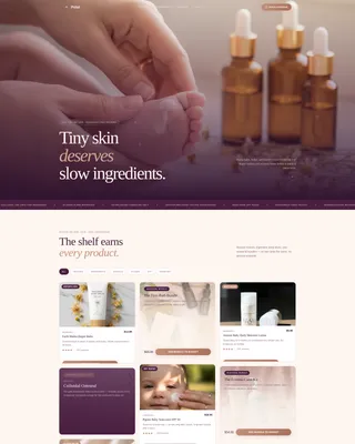 Gentle Babybeauty | Free Website Template | Rocket