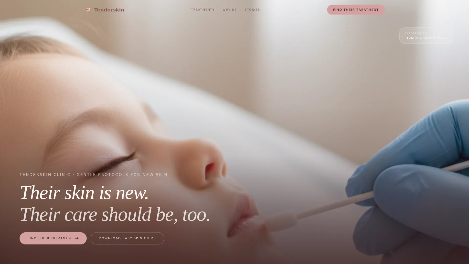 Gentle Pediatricskincare | Free Website Template | Rocket