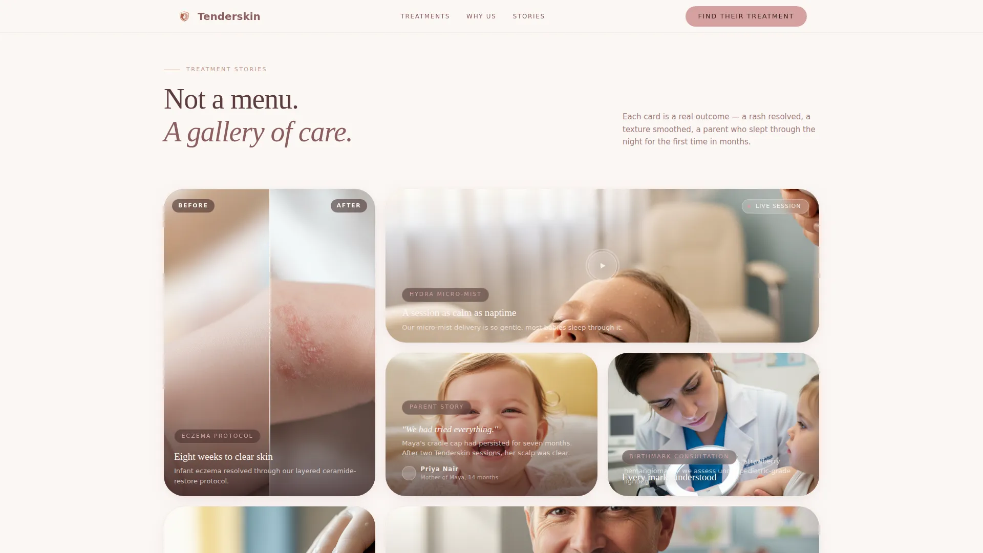 Gentle Pediatricskincare | Free Website Template | Rocket