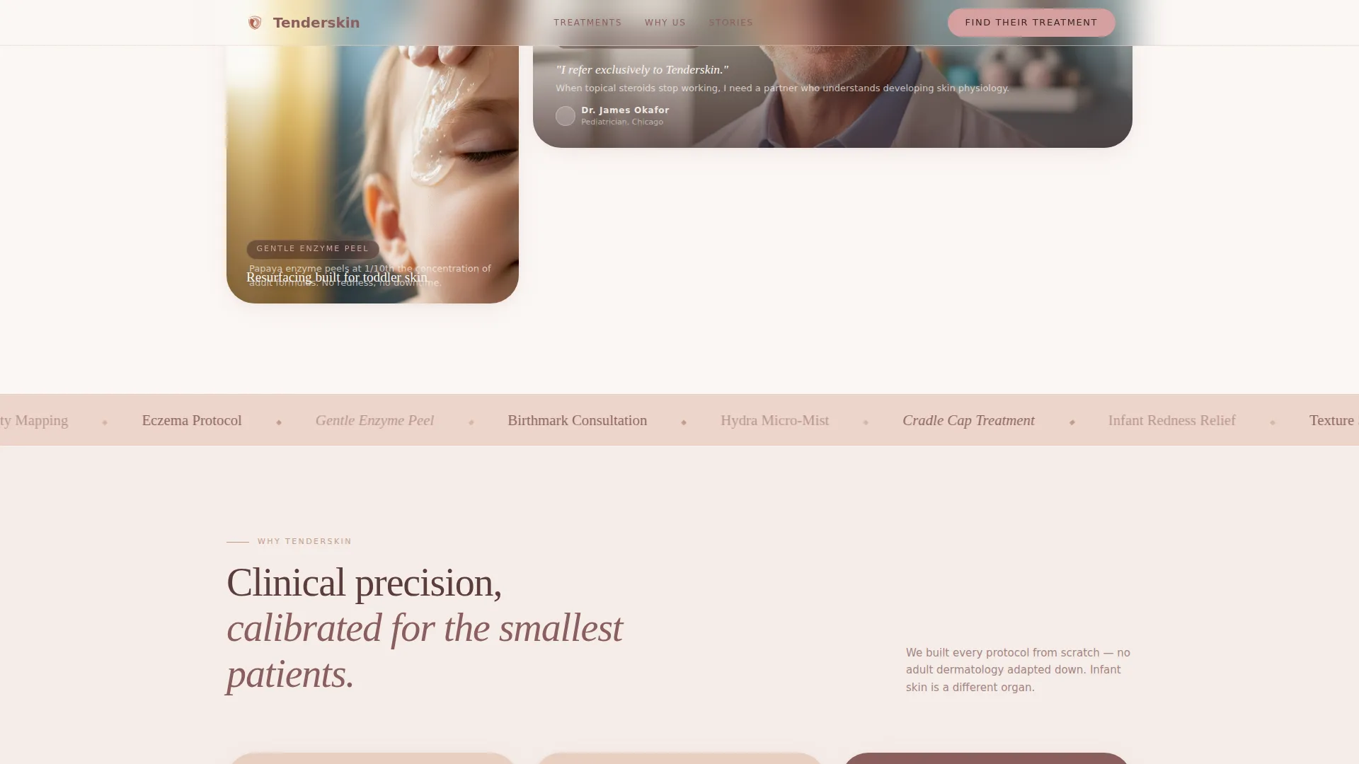 Gentle Pediatricskincare | Free Website Template | Rocket