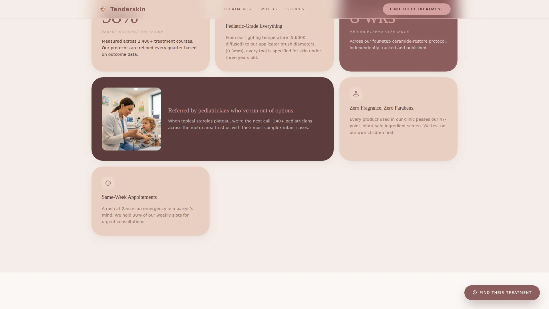 Gentle Pediatricskincare | Free Website Template | Rocket