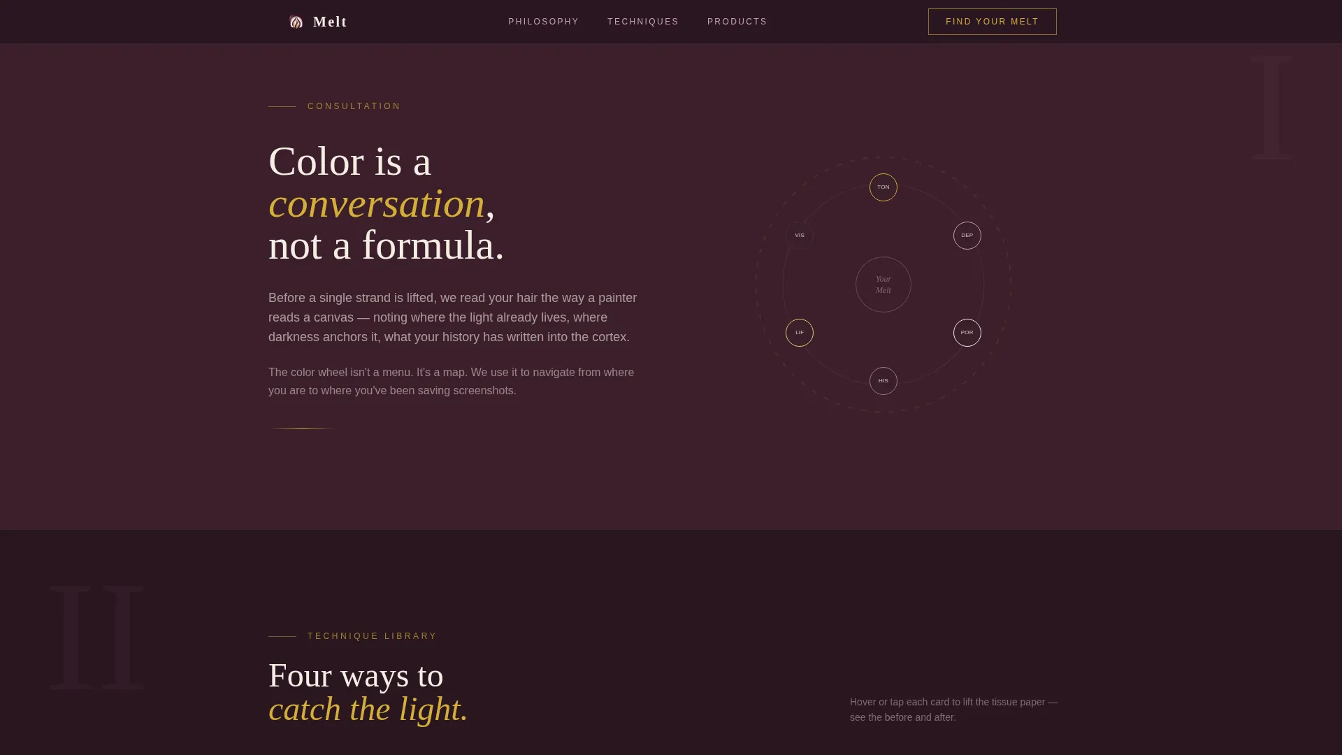 Radiant Balayage Landing Page Template