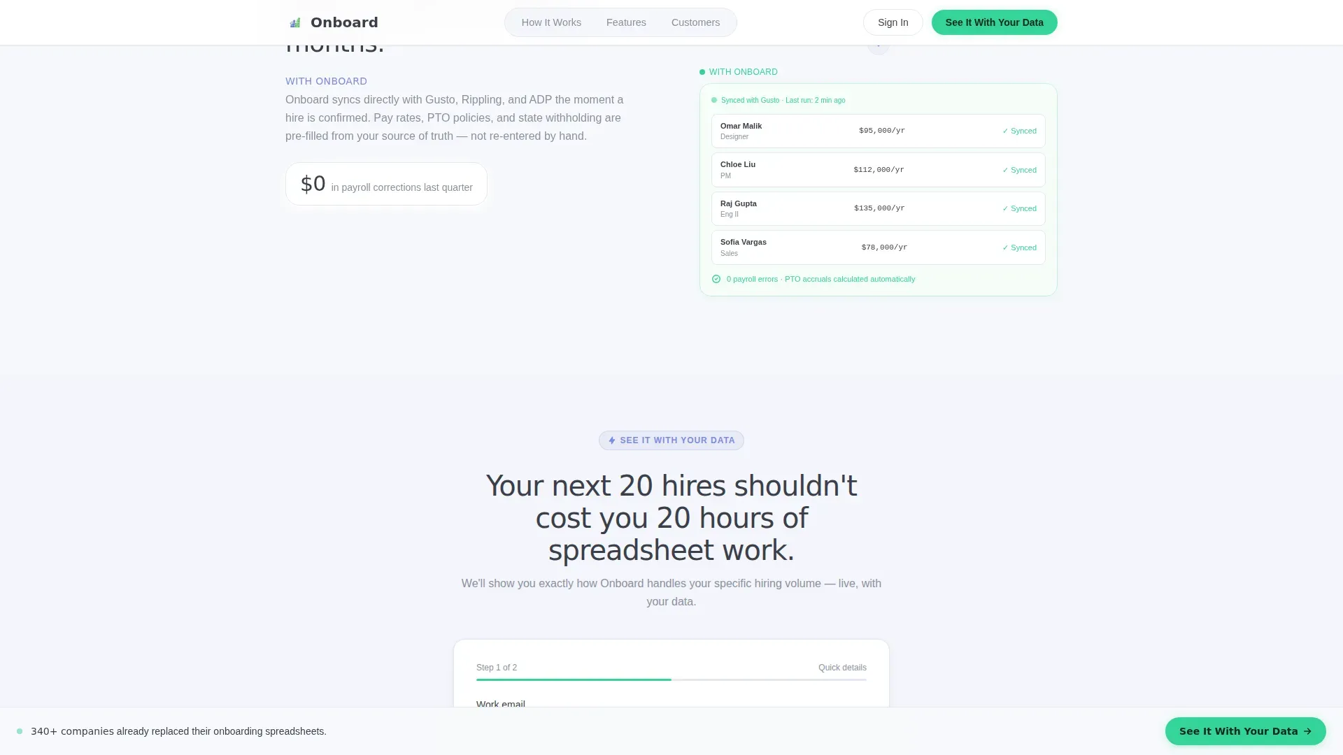 Seamless HR | Free Website Template | Rocket