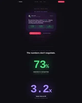Startup RPO | Free Website Template | Rocket