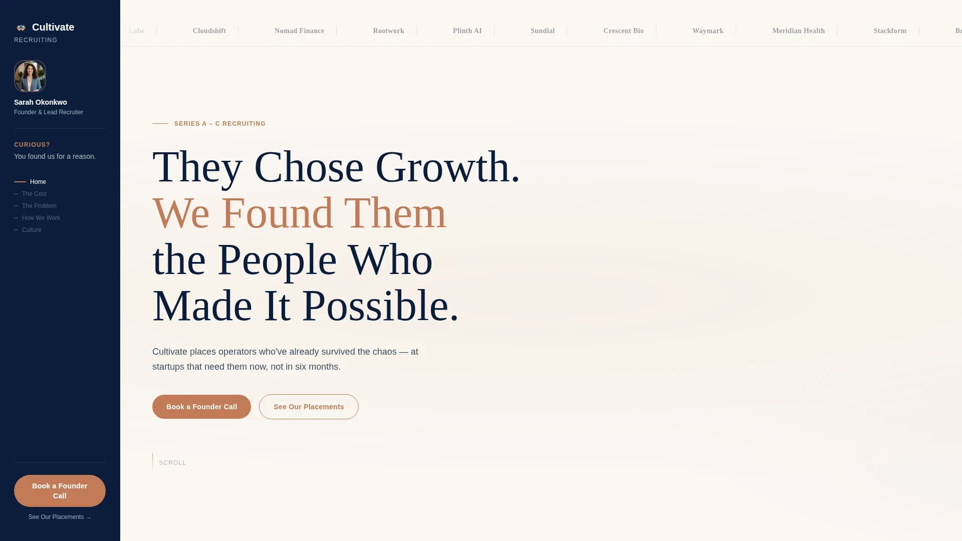 Startup Recruiting | Free Website Template | Rocket