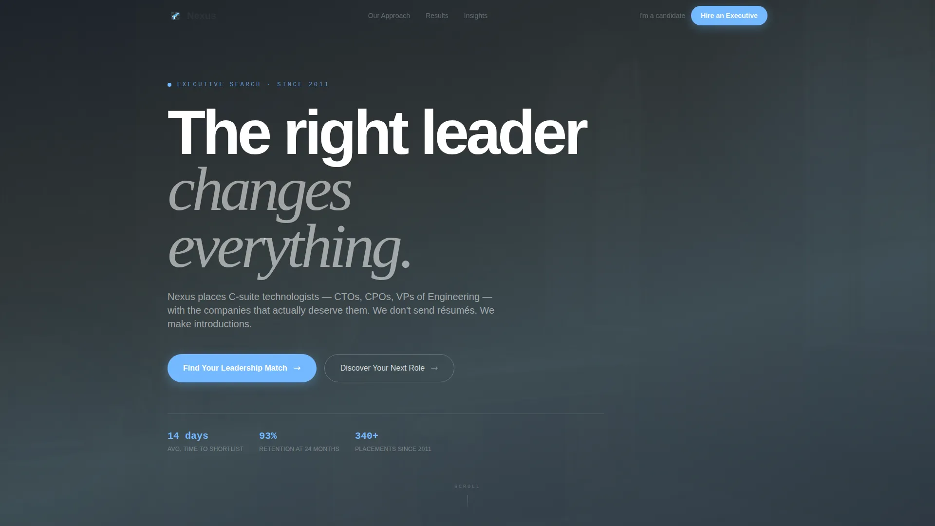 Elite Executive | Free Website Template | Rocket