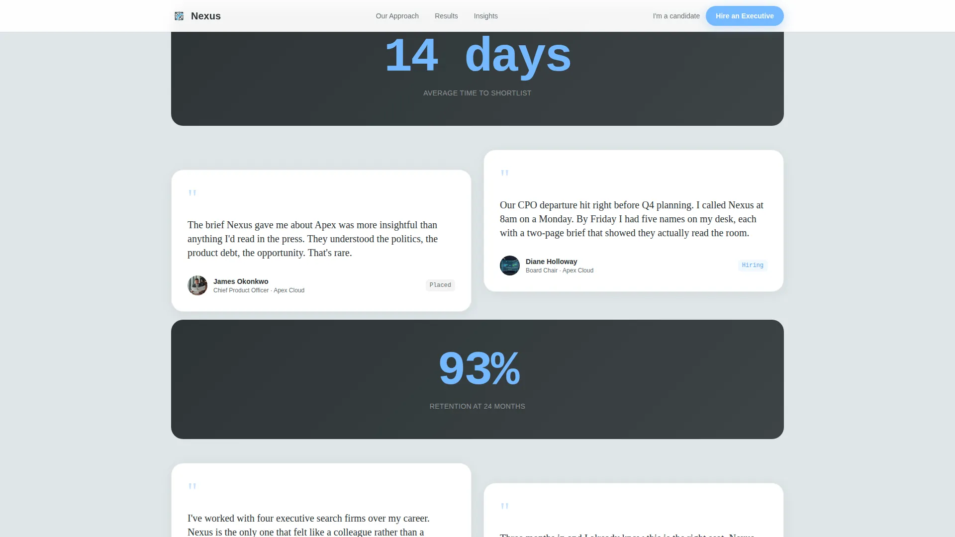 Elite Executive | Free Website Template | Rocket
