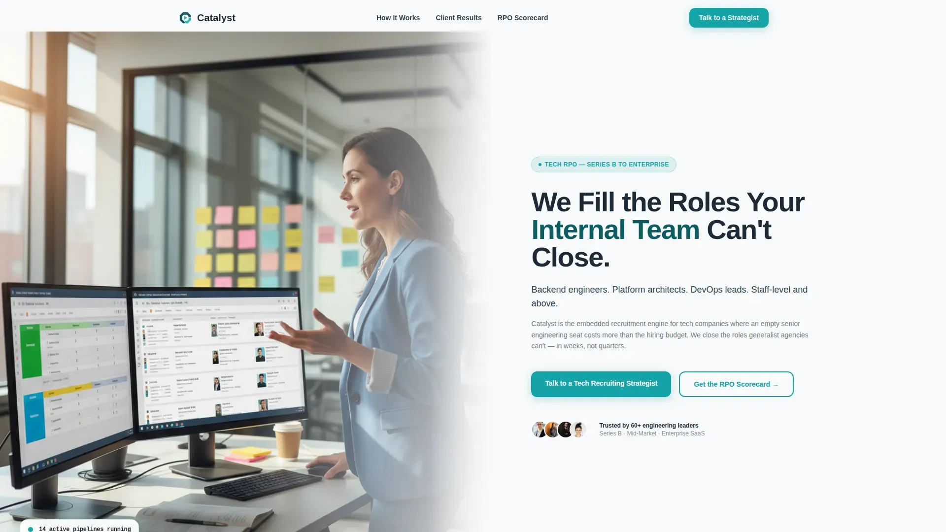 Tech Recruitment | Free Website Template | Rocket