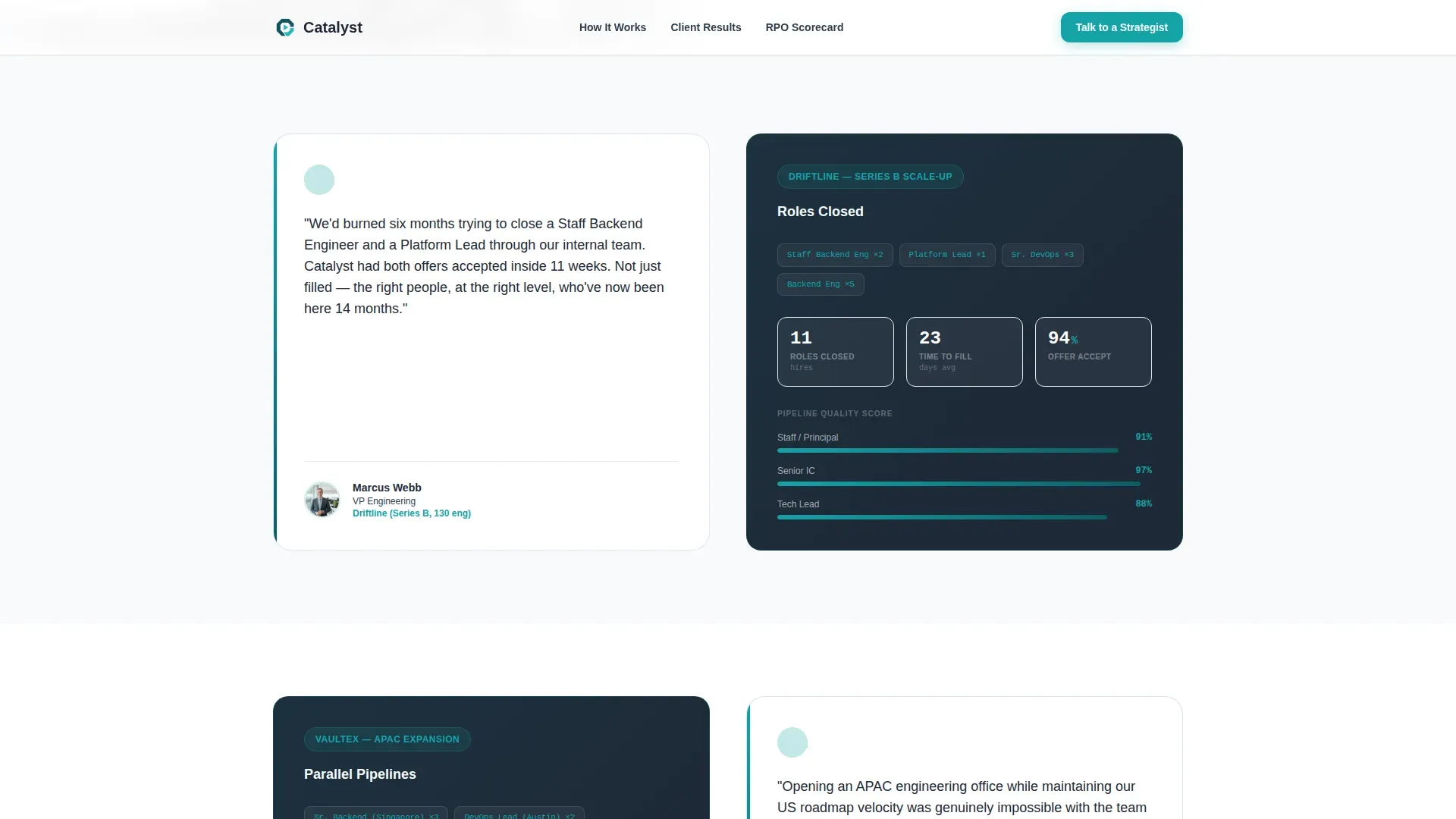 Tech Recruitment | Free Website Template | Rocket