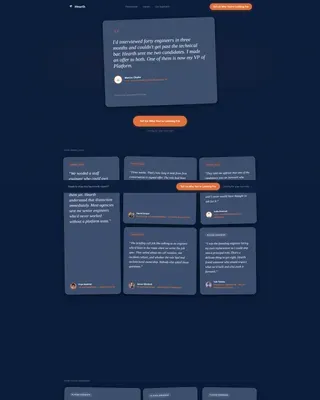 Recruiting & Staffing Agency Reviews & Social Proof Website Template