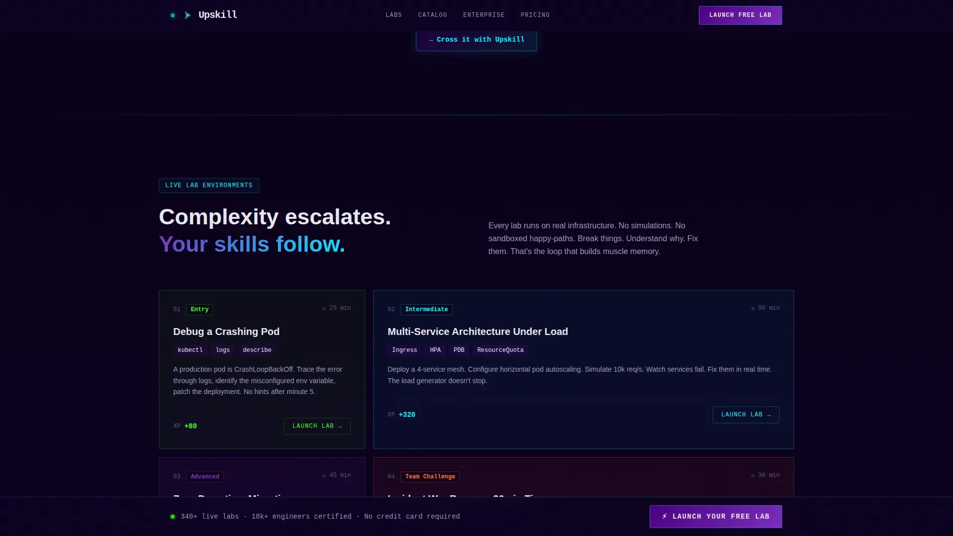Skills Training Landing page Template
