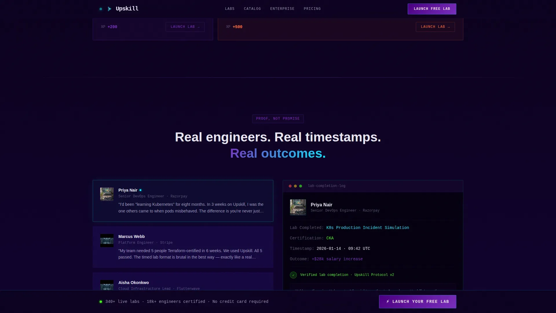 Skills Training Landing page Template