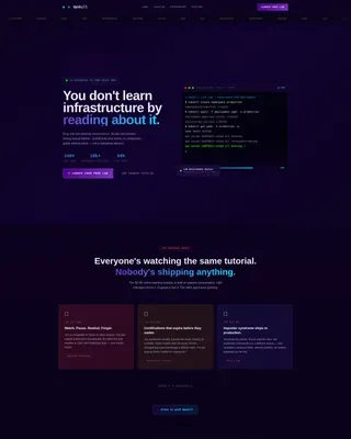 Skills Training Landing page Template