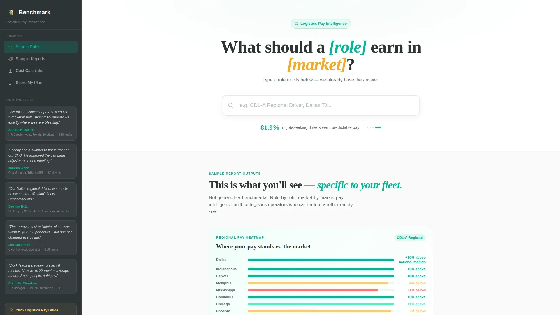 Transportation Compensation | Free Website Template | Rocket