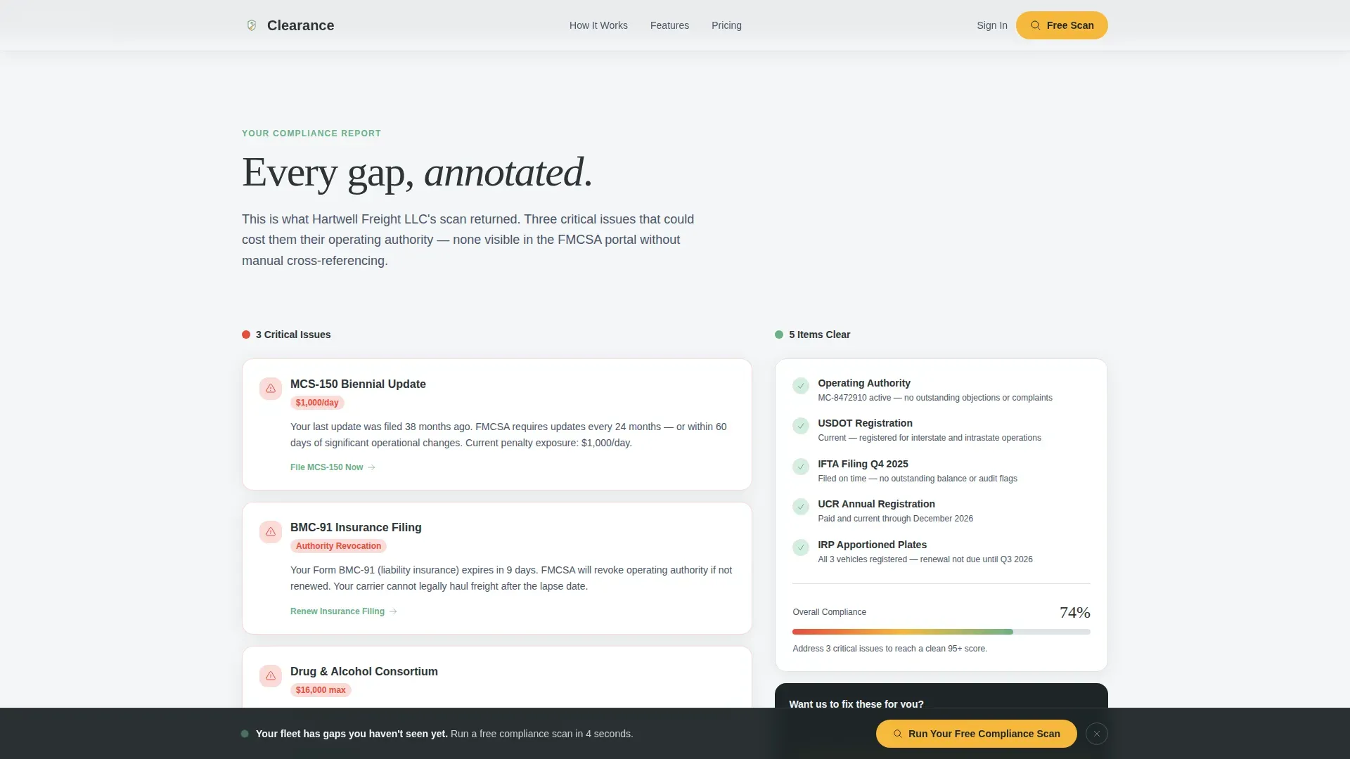 Compliance Services | Free Website Template | Rocket