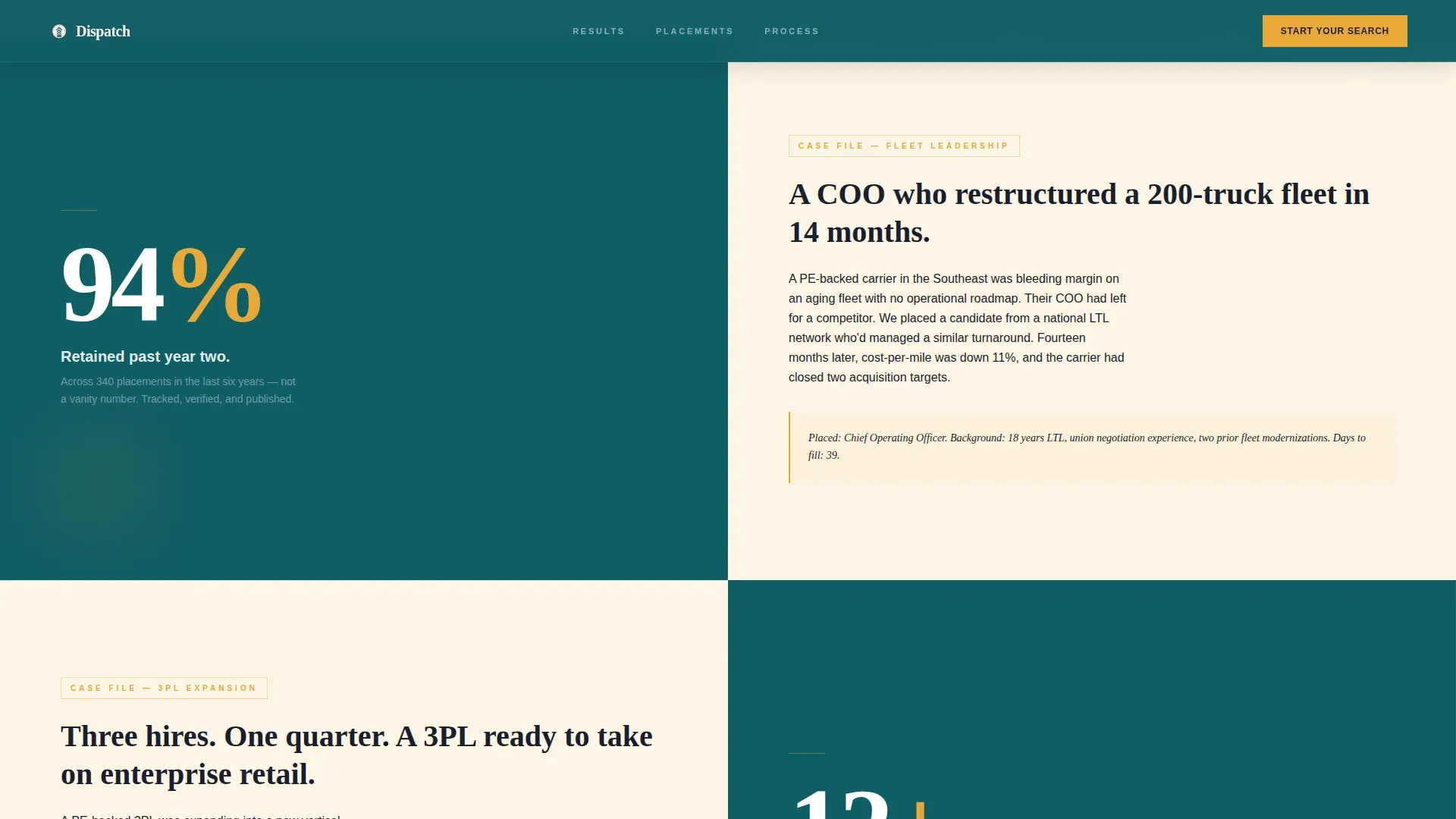 Executive Search | Free Website Template | Rocket