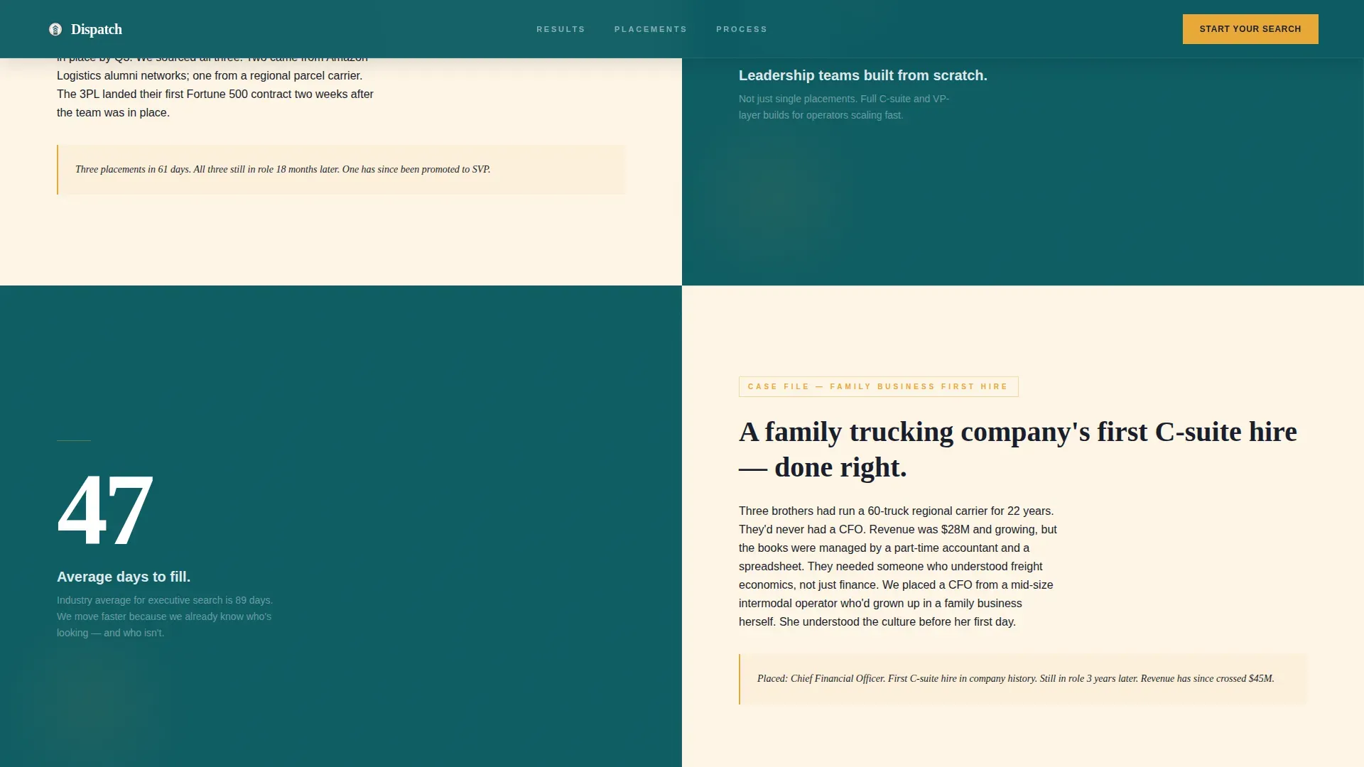 Executive Search | Free Website Template | Rocket