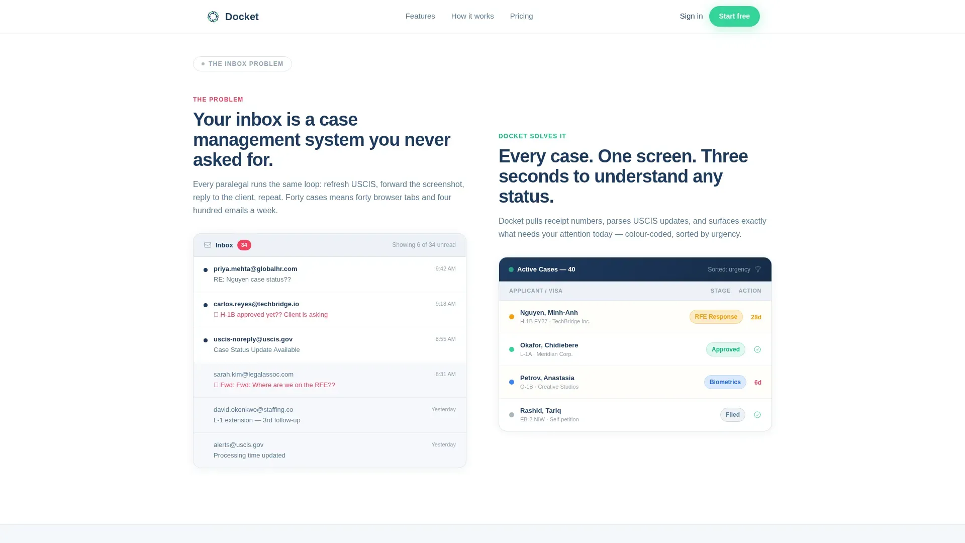 Visa Tracking | Free Website Template | Rocket