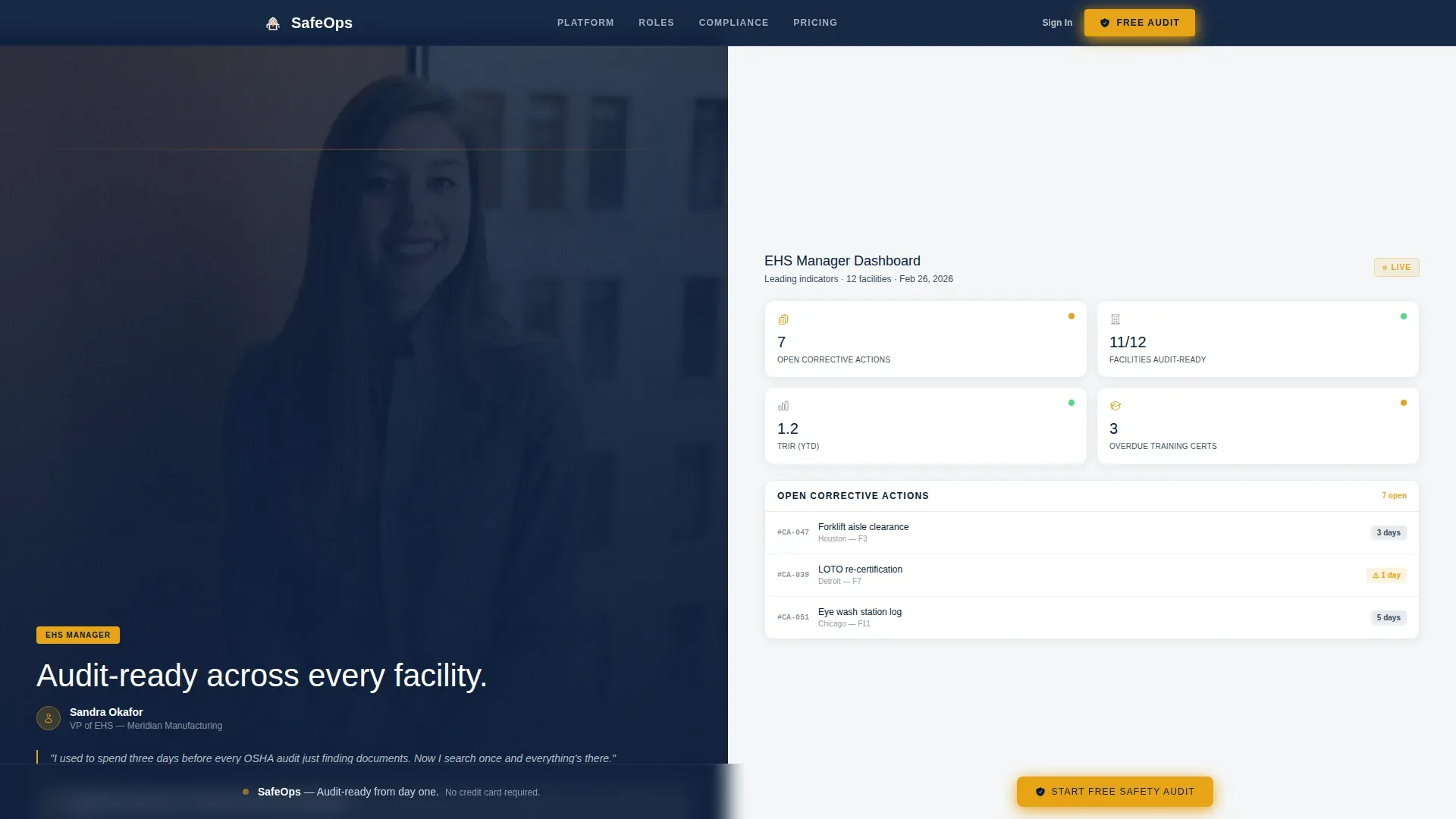 Safety Software | Free Website Template | Rocket