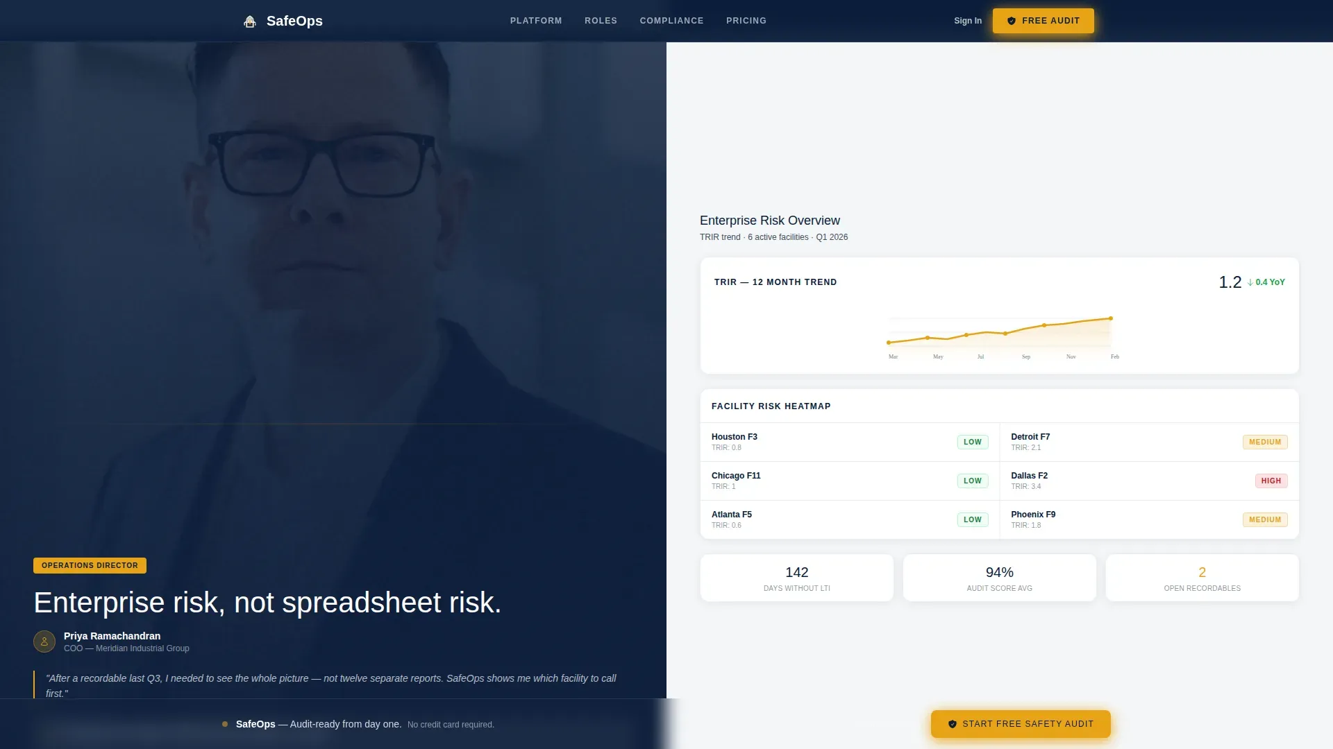 Safety Software | Free Website Template | Rocket