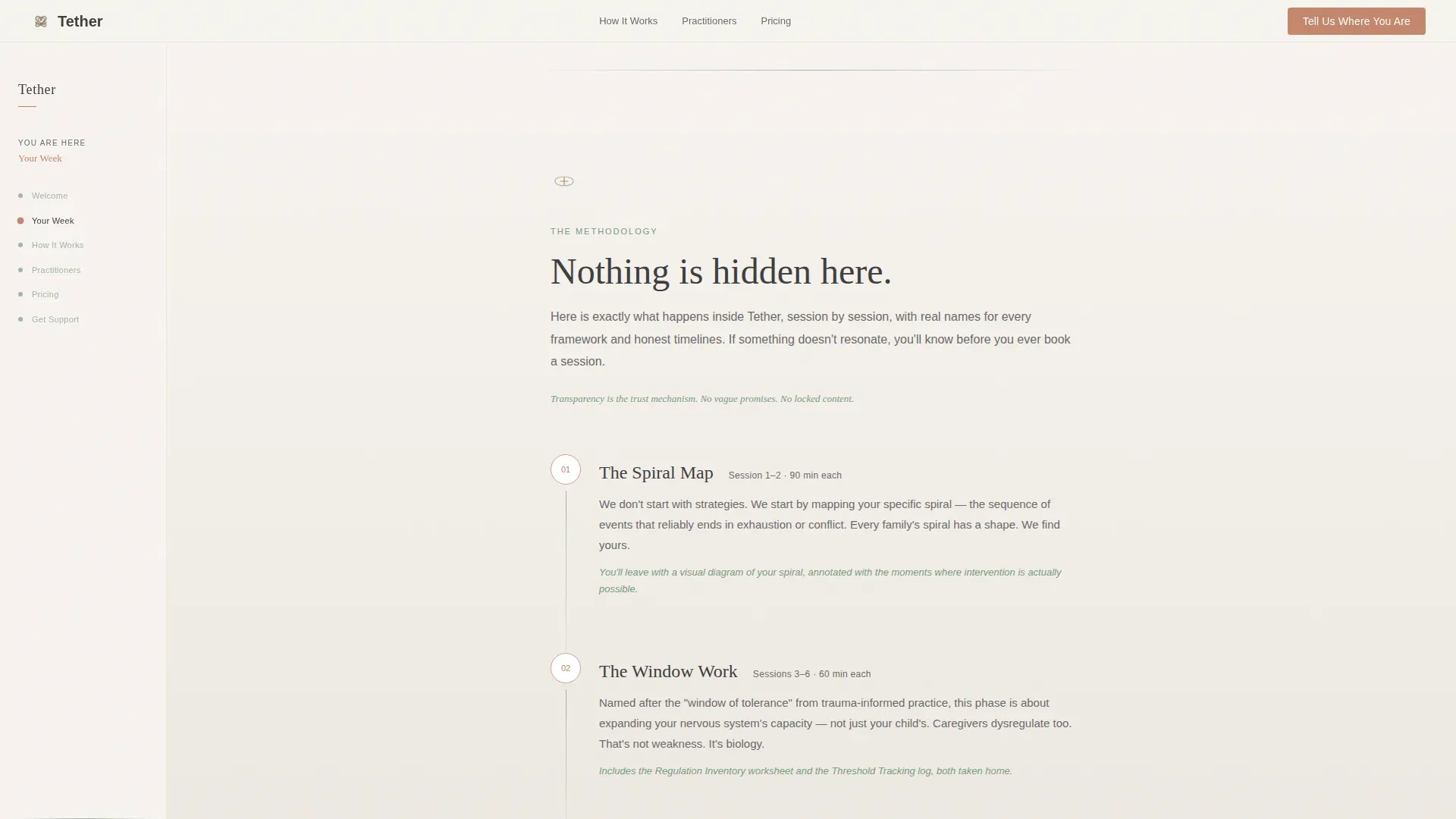 ADHD Caregiver Support Landing Page Template
