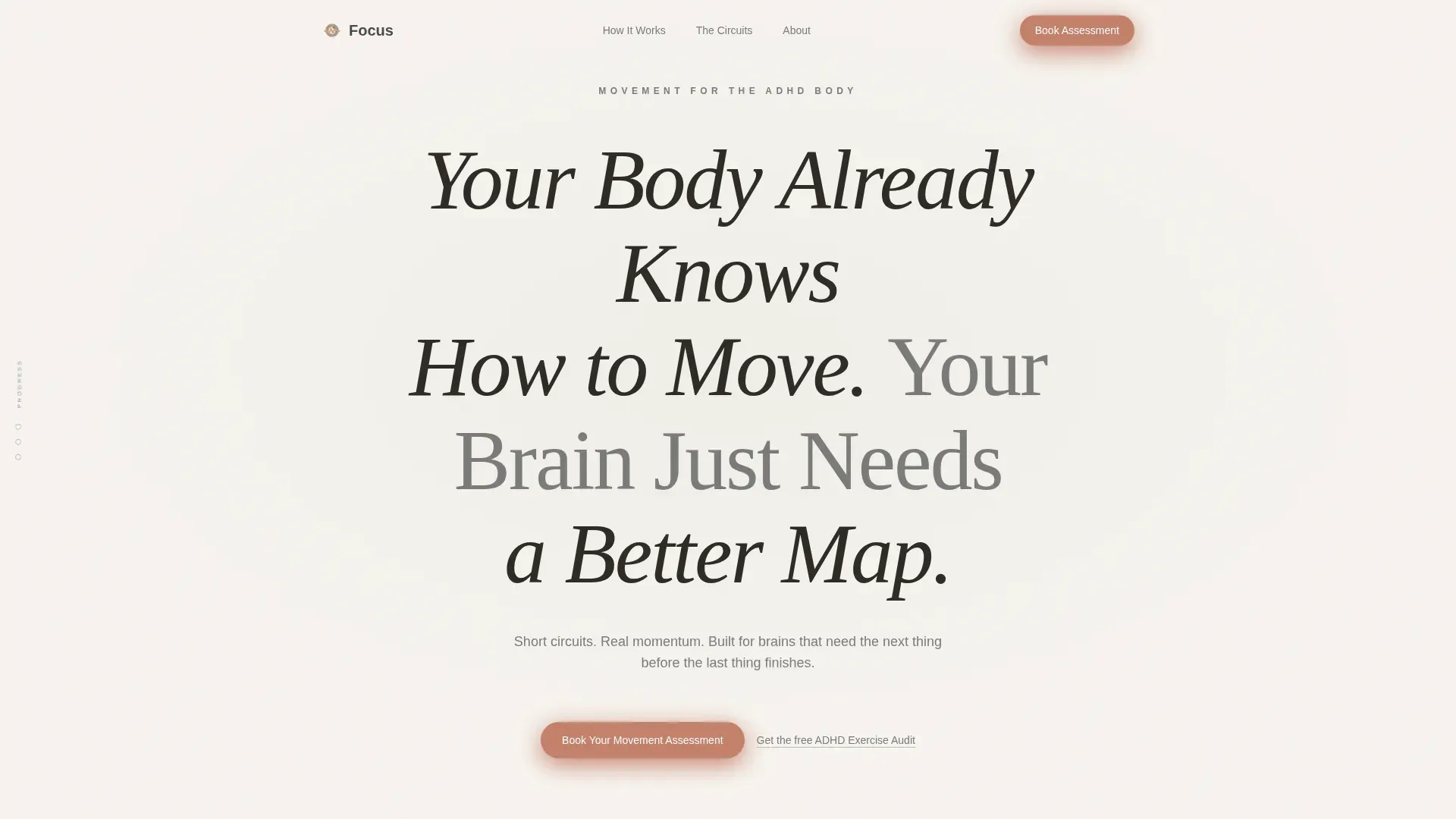 Exercise Program Landing page Template
