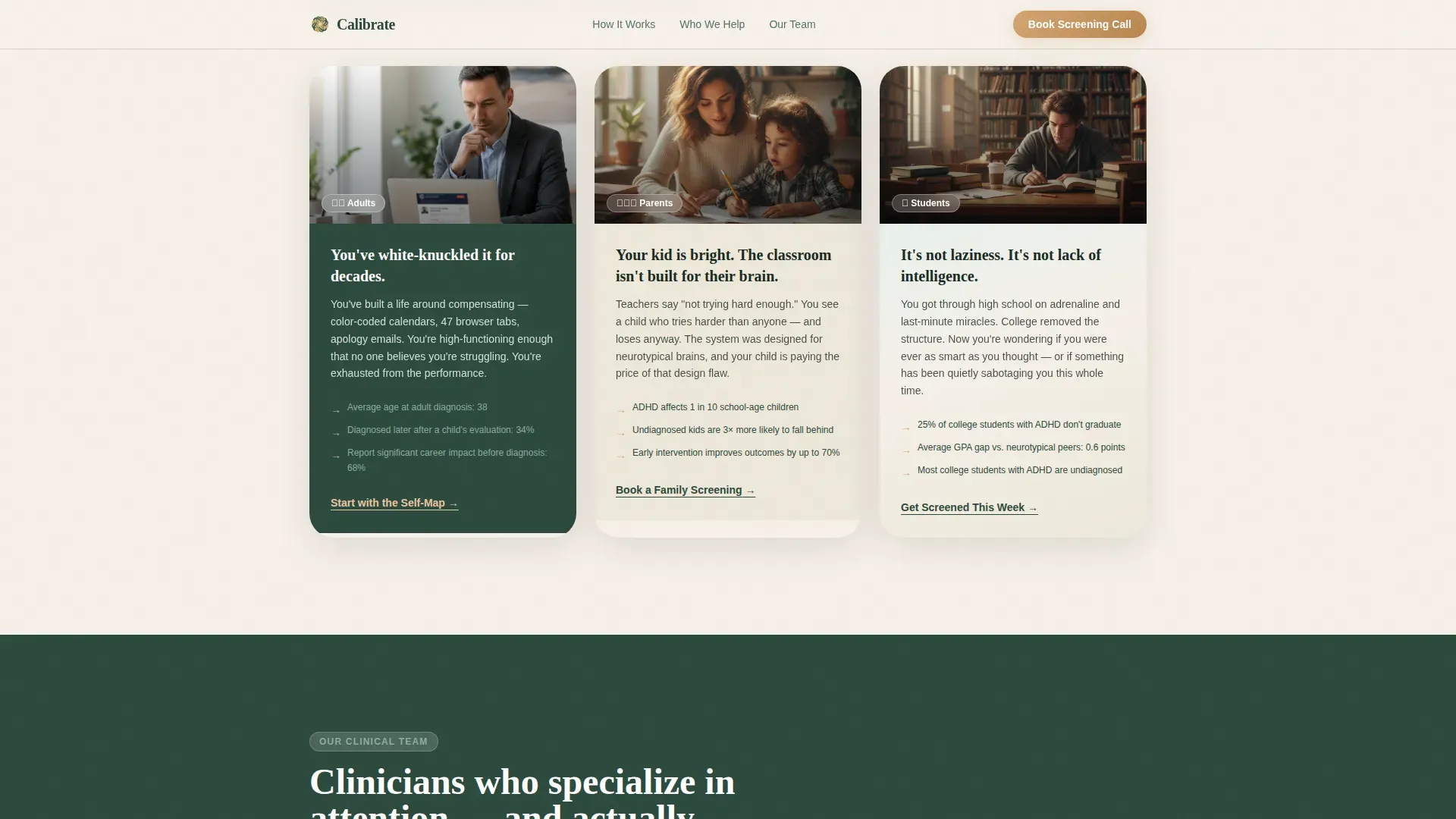 Specialist Clinic Landing page Template